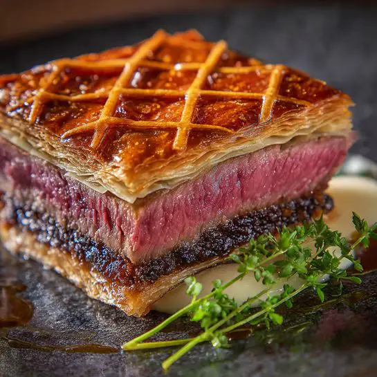 Beef Wellington With Mushroom Duxelles Recipe - Recipe Image