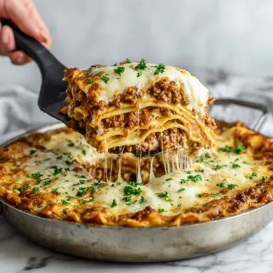 Beef Lasagna Recipe - Recipe Image