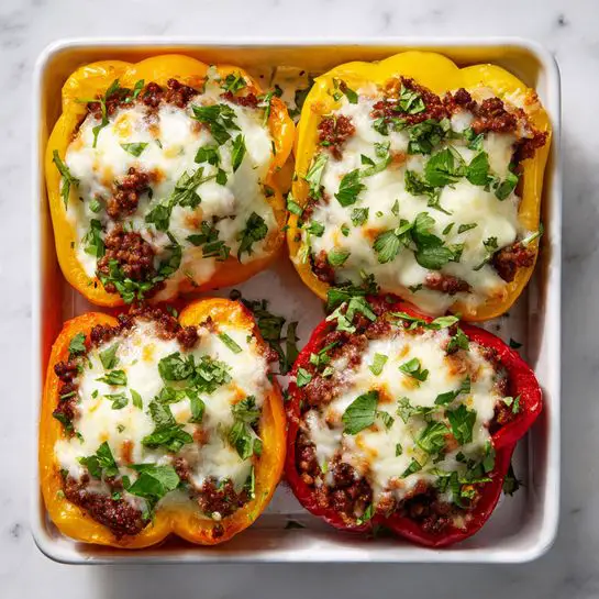 Philly Cheesesteak Stuffed Peppers Recipe