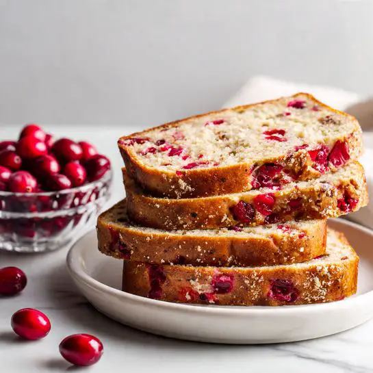 Spiced Cranberry Walnut Bread Recipe - Recipe Image
