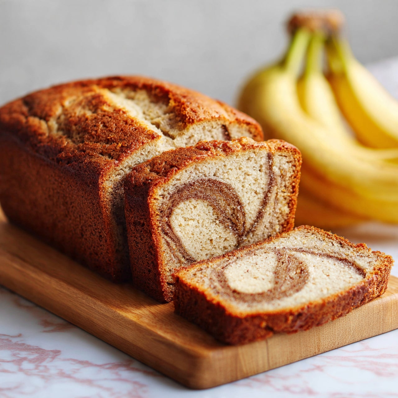 Nutella Banana Bread Recipe - Recipe Image
