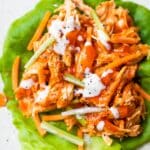 Buffalo Chicken Lettuce Boats Recipe