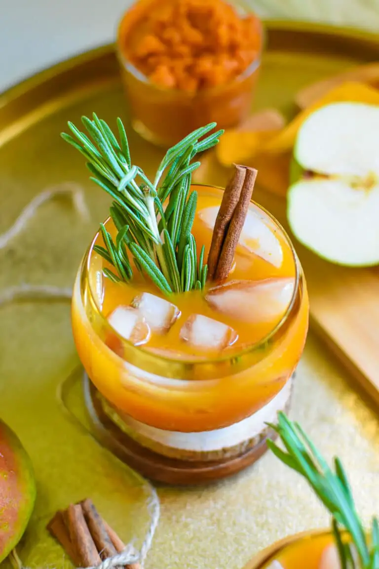 Pumpkin Bourbon Smash (Non-Alcoholic) Recipe