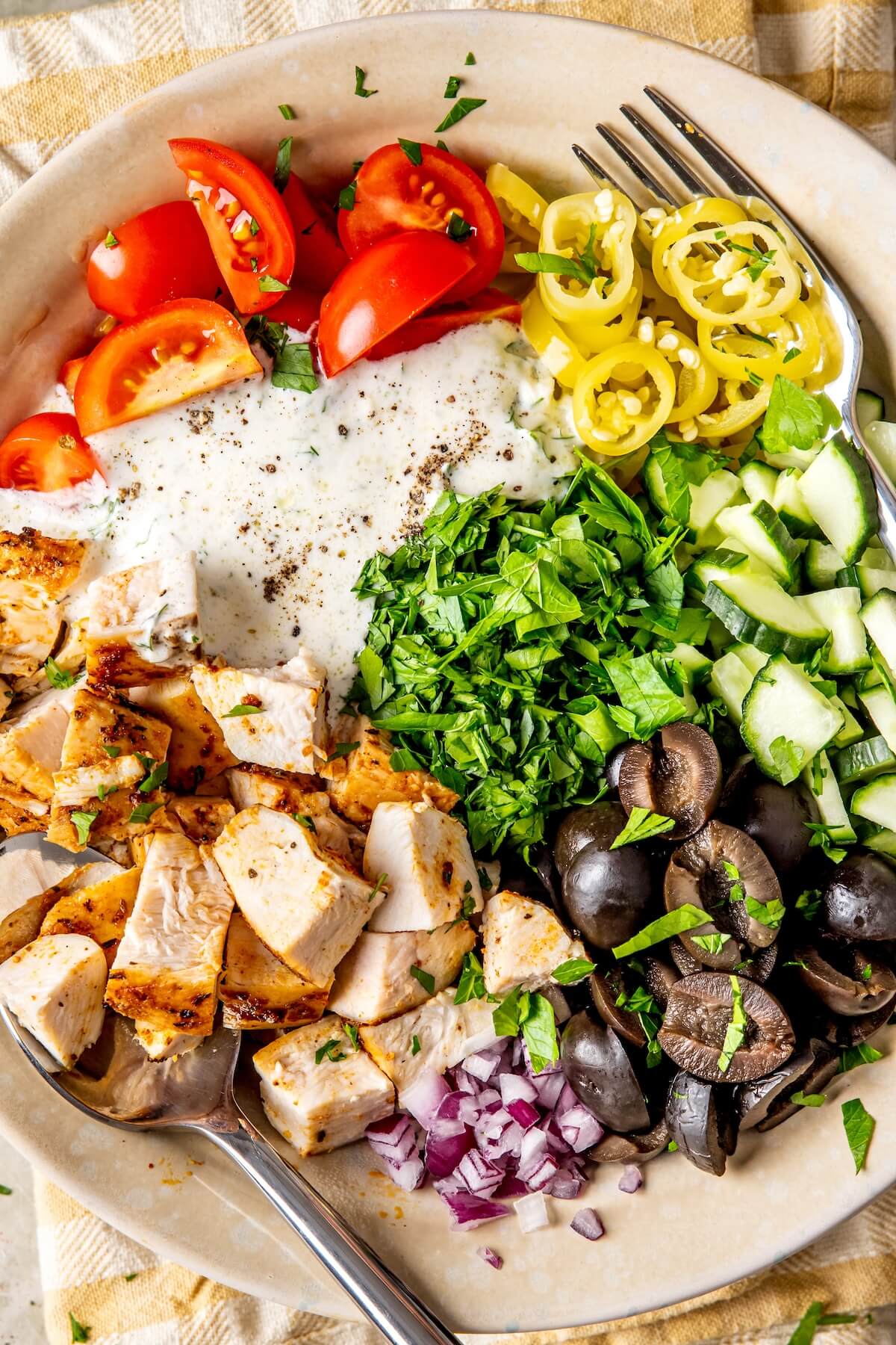 Easy High Protein Chicken Salad Recipe - Recipe Image
