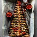Festive Christmas Tree Pesto Bread Recipe