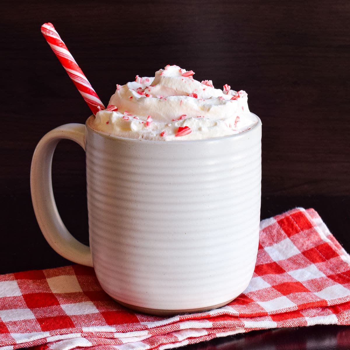 Hot Chocolate with Peppermint Whipped Cream – Cozy Winter Drink