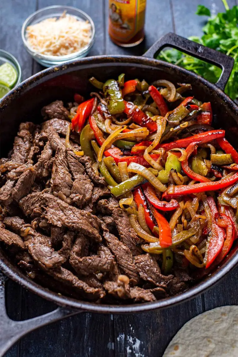 Zesty Beef Fajitas Recipe