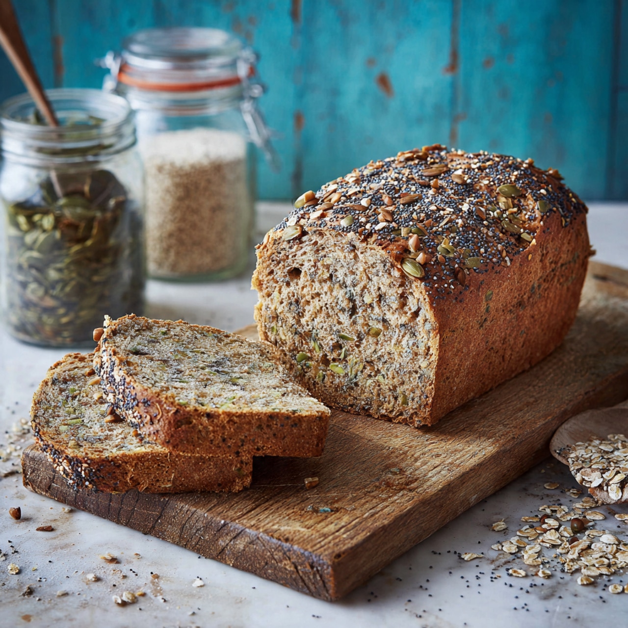 Herbed Multigrain Bread Recipe - Recipe Image