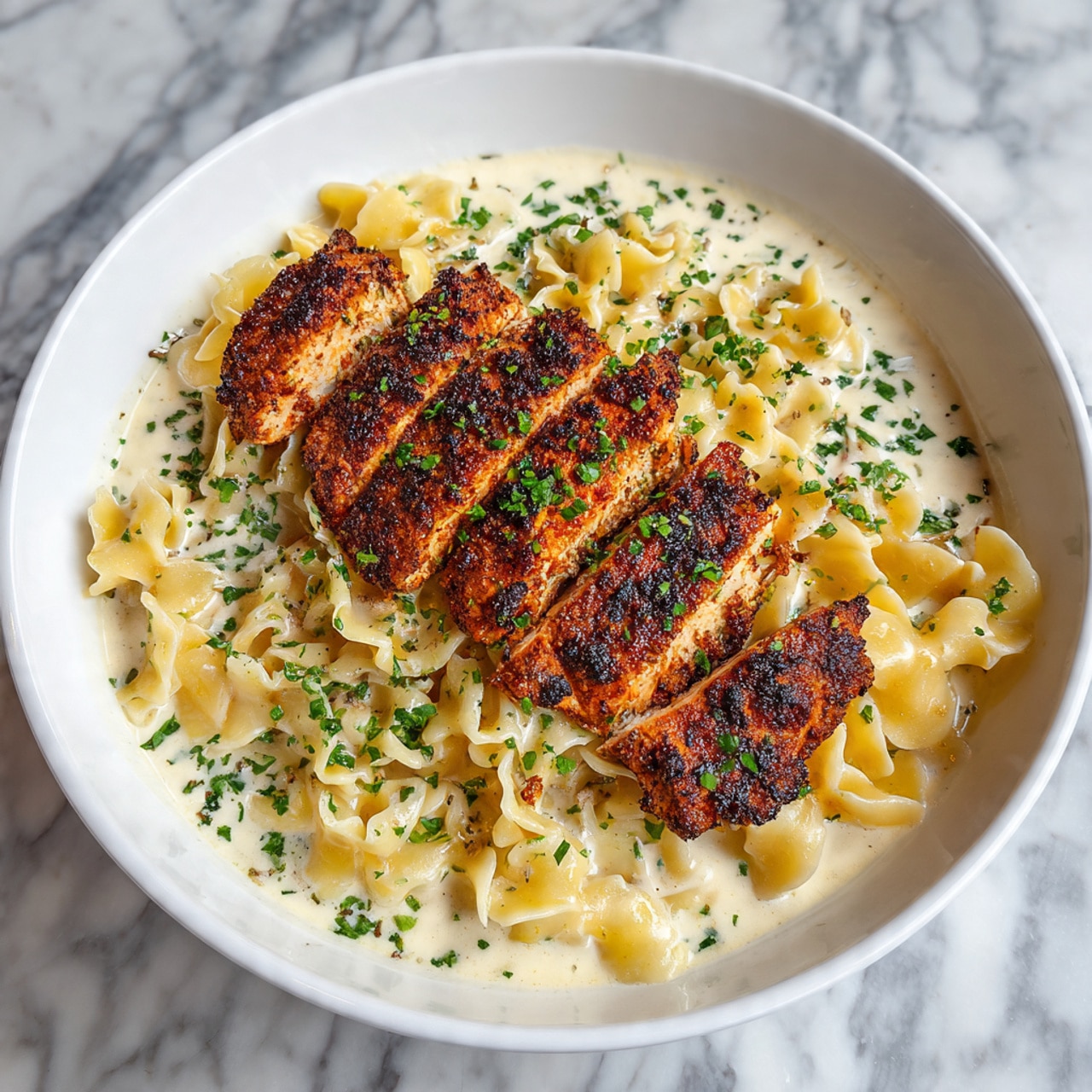 Protein-Packed Light Chicken Alfredo: Healthy & Delicious