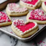 Red Velvet Heart Cookies Recipe