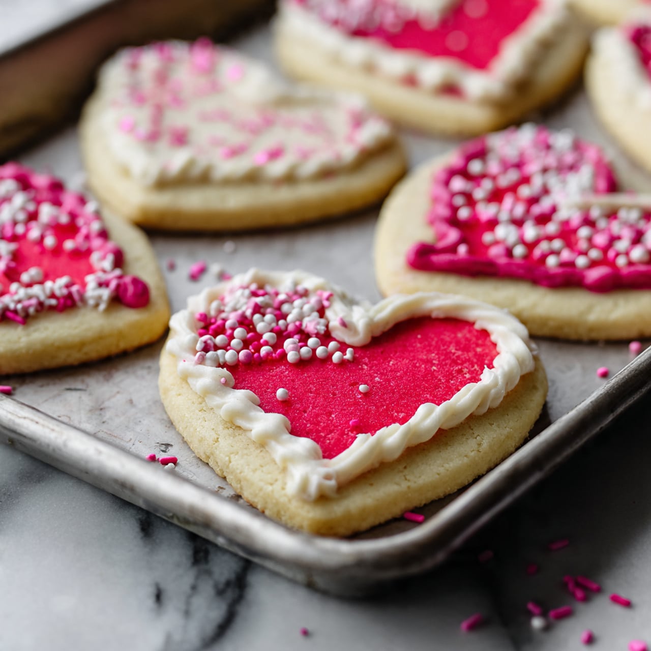 Red Velvet Heart Cookies Recipe