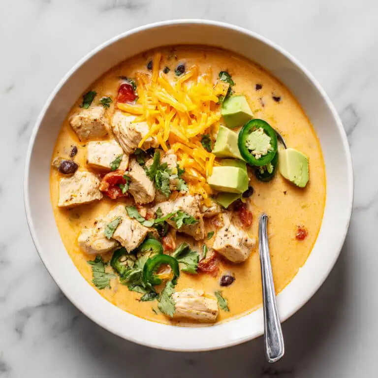 Chicken Tortilla Soup with Avocado Salsa Recipe