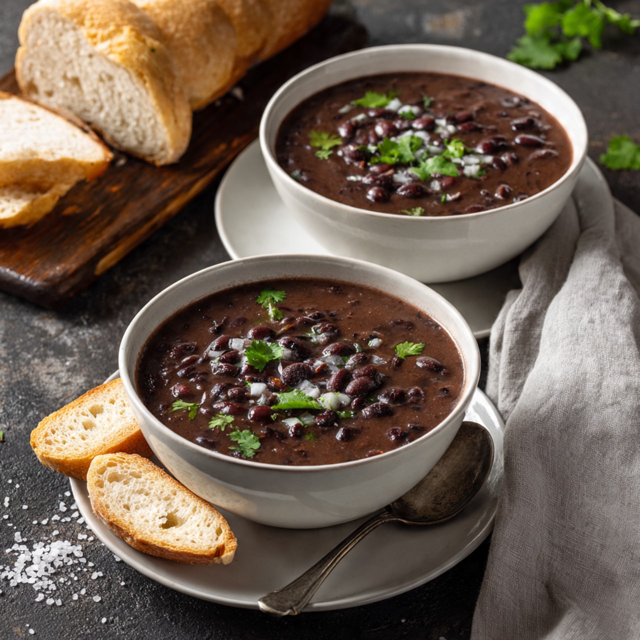 Smoky Black Bean Soup Recipe - Recipe Image