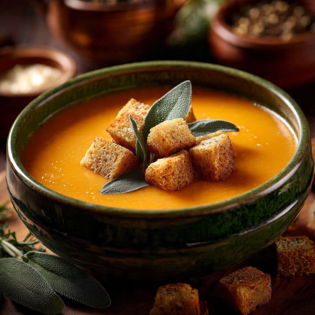 Roasted Sweet Potato and Apple Soup Recipe