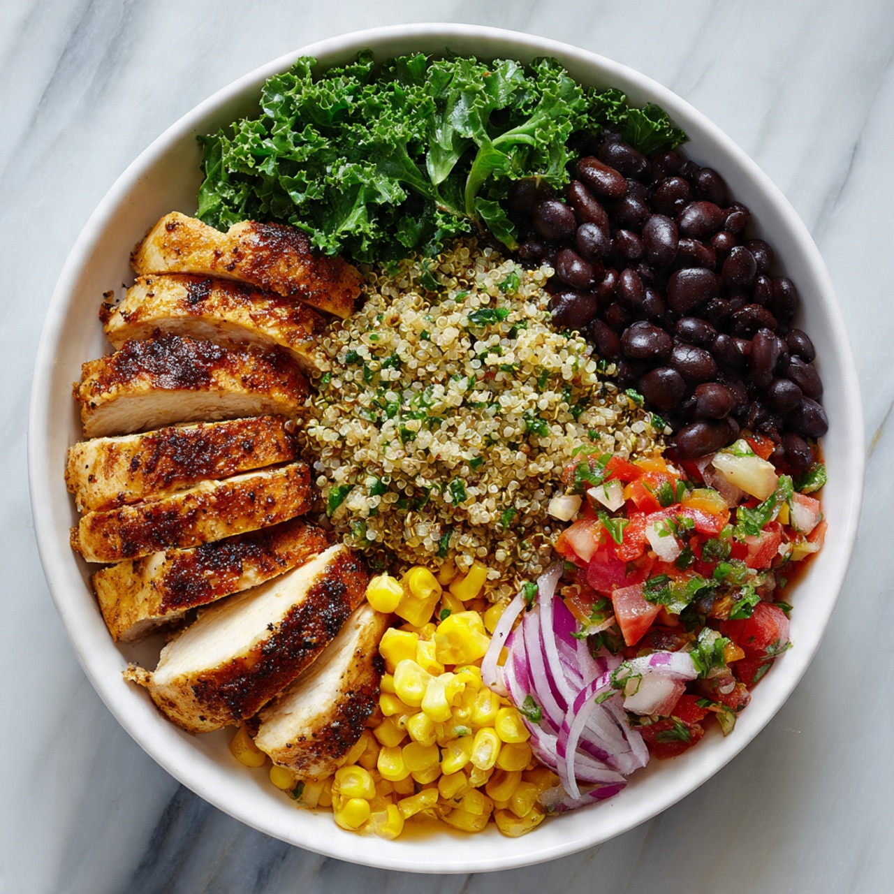 Chicken & Quinoa Dinner Bowl Recipe - Recipe Image