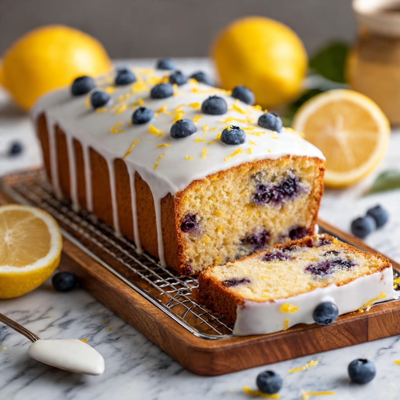 Blueberry Lemon Bread Recipe