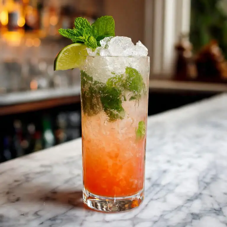 Pink Guava Fizz: Tropical Non-Alcoholic Mocktail Recipe