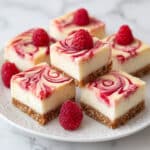 Raspberry Swirl Cheesecake Bars Recipe