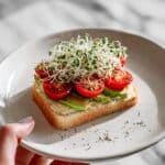 Hummus Veggie Rice Cake Recipe