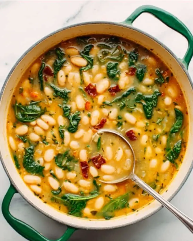 Creamy White Bean Soup with Herbs Recipe