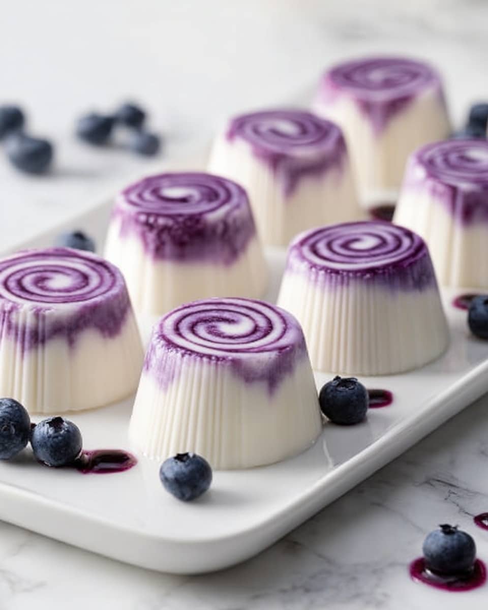 Blueberry Swirl Yogurt Bites Recipe
