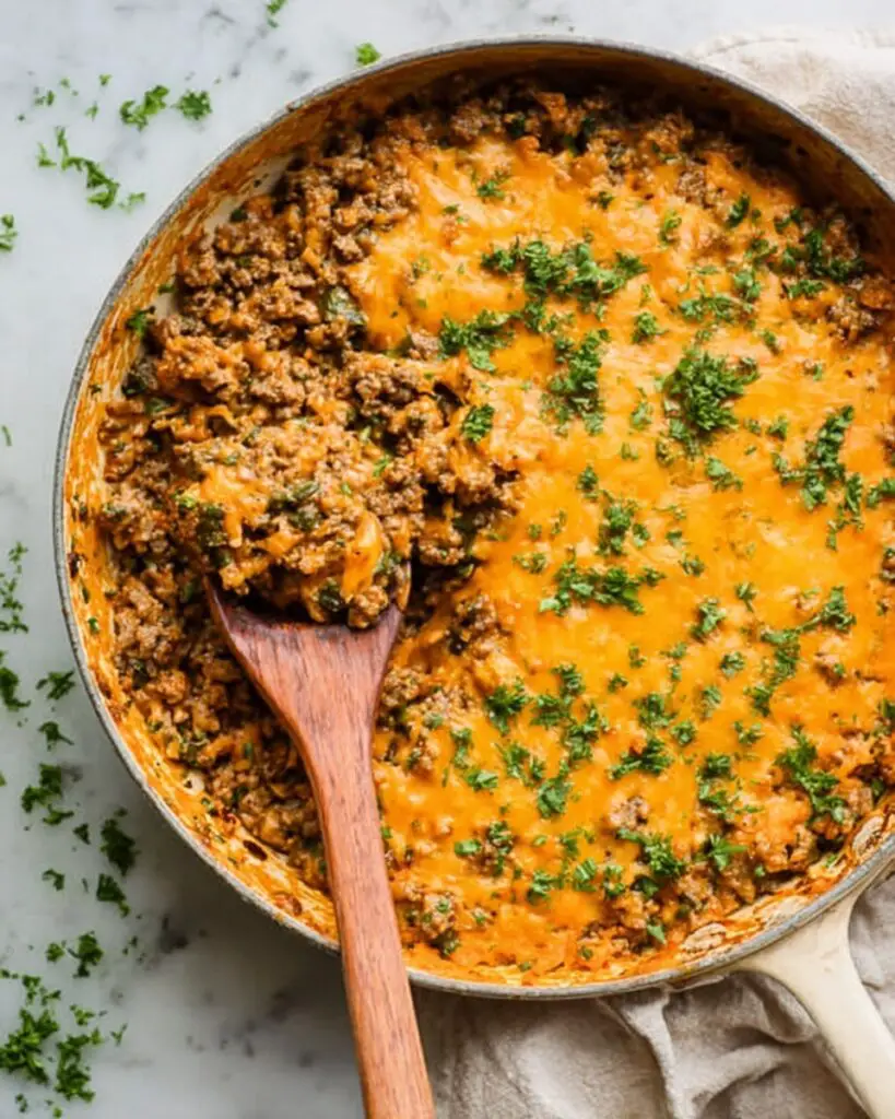 Beef and Cauliflower Rice Casserole Recipe