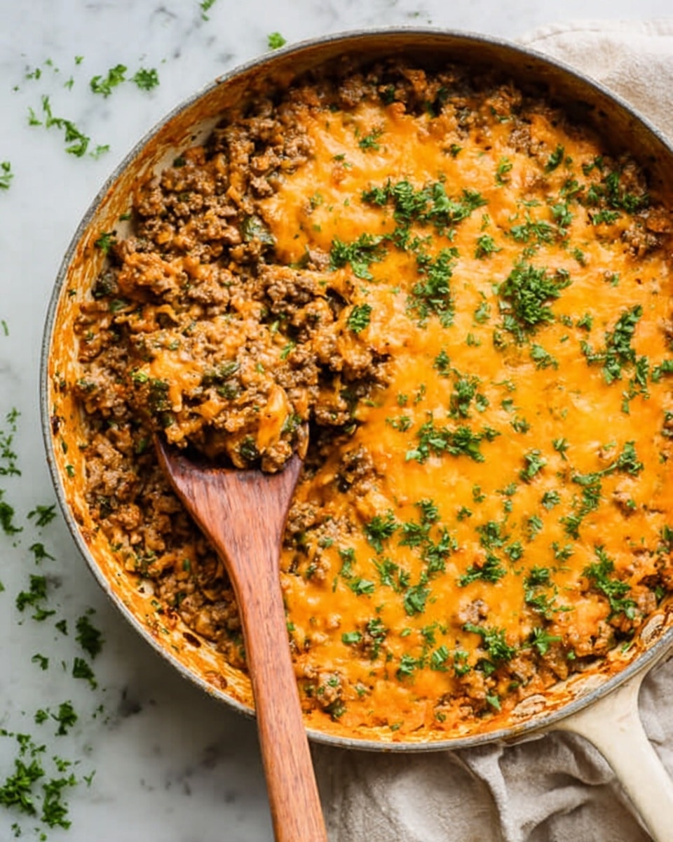 Beef and Cauliflower Rice Casserole Recipe