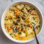 Creamy Potato Soup with Savory Sausage Recipe