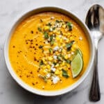 Creamy Mexican Street Corn Soup Recipe