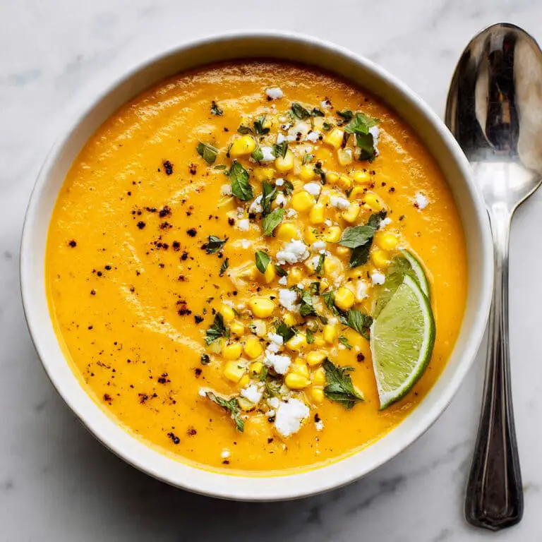 Creamy Mexican Street Corn Soup Recipe