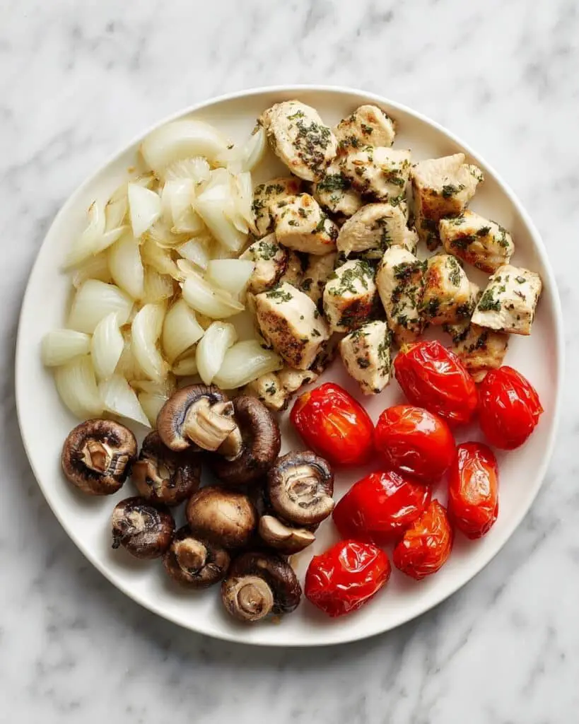 Garlic Lemon Chicken Skewers Recipe