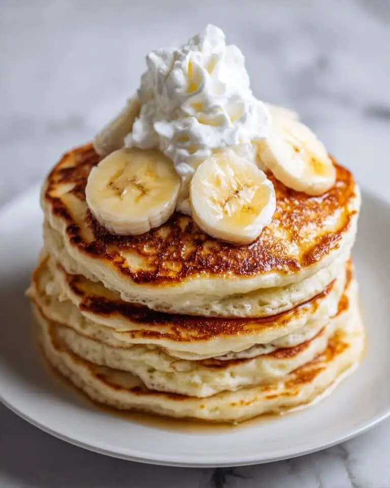Fluffy Banana Cottage Cheese Pancakes Recipe