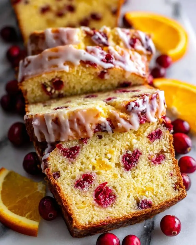Cranberry Bread with Orange Glaze Recipe