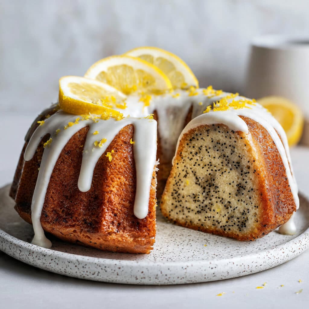 Lemon Poppy Seed Cake (Moist & Zesty) Recipe
