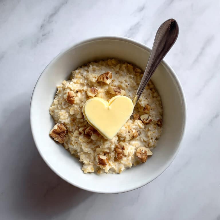 Creamy Apple Baked Oatmeal with Healthy Caramel Sauce Recipe
