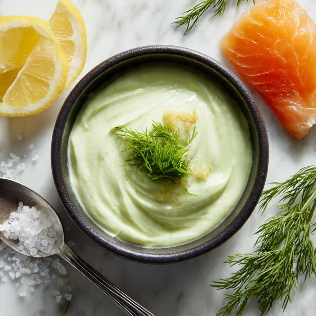 Gordon Ramsay Creamy Dill Sauce for Salmon (2-Minute Blender Method) Recipe