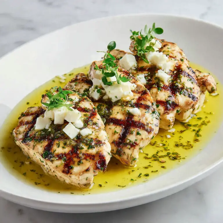 Greek Chicken with Lemon and Feta Recipe
