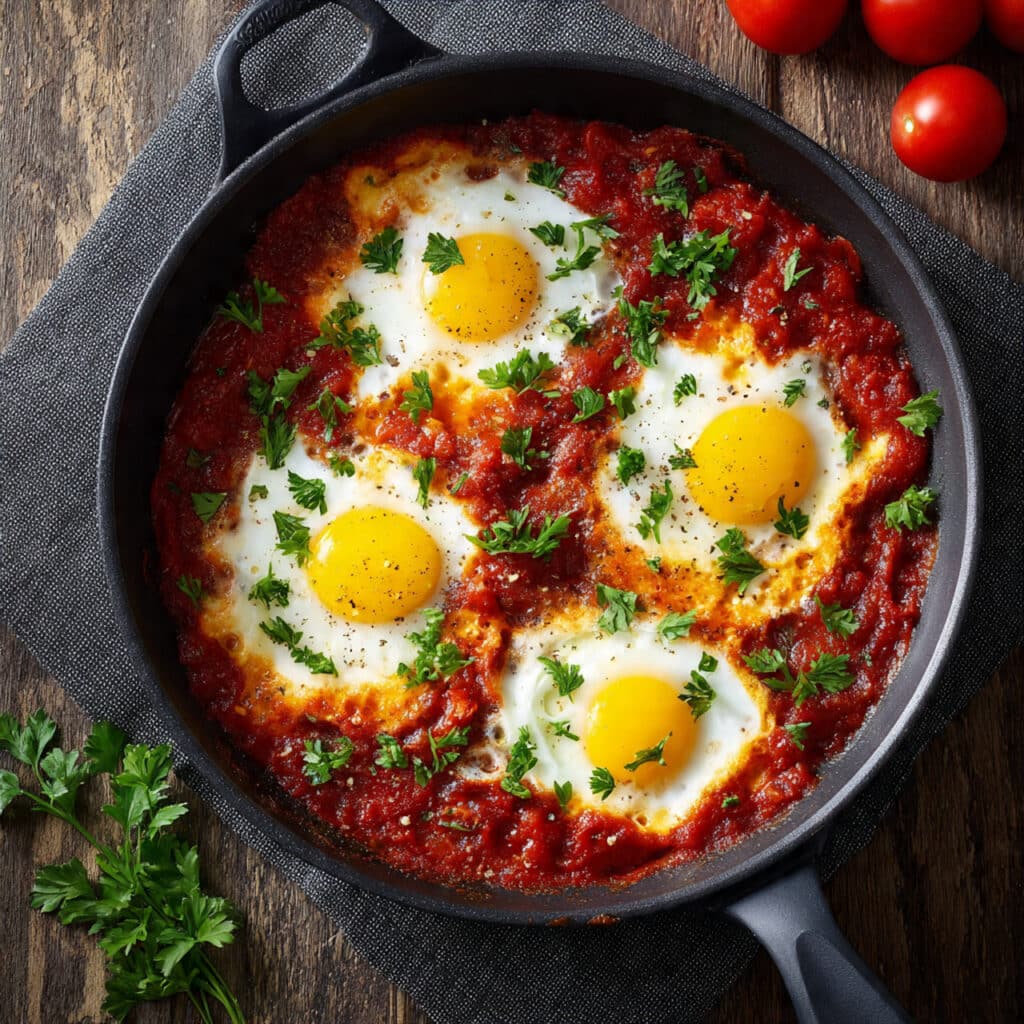 Shakshuka (Eggs in Tomato Sauce) Recipe