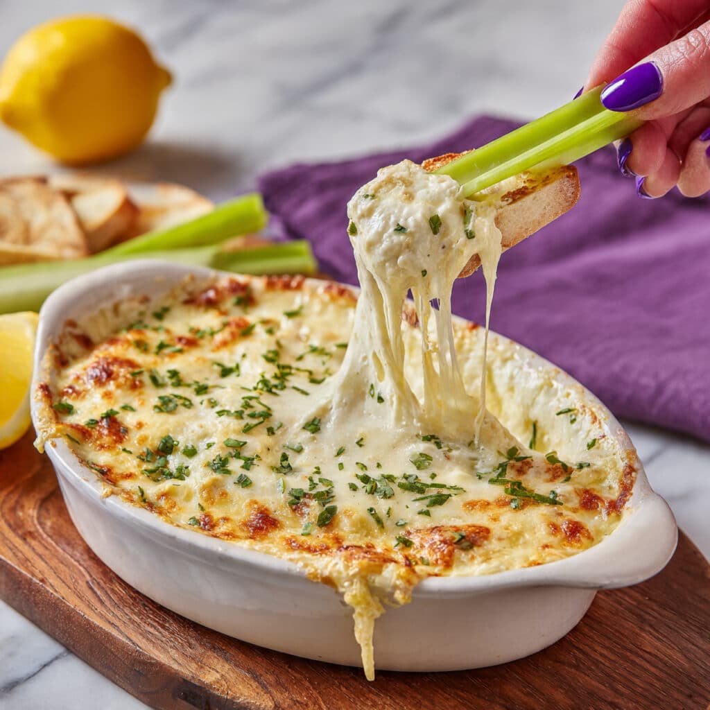 Hot Baked Crab Dip with Cream Cheese Recipe