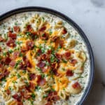 Creamy Chicken Noodle Soup with Pancetta Recipe