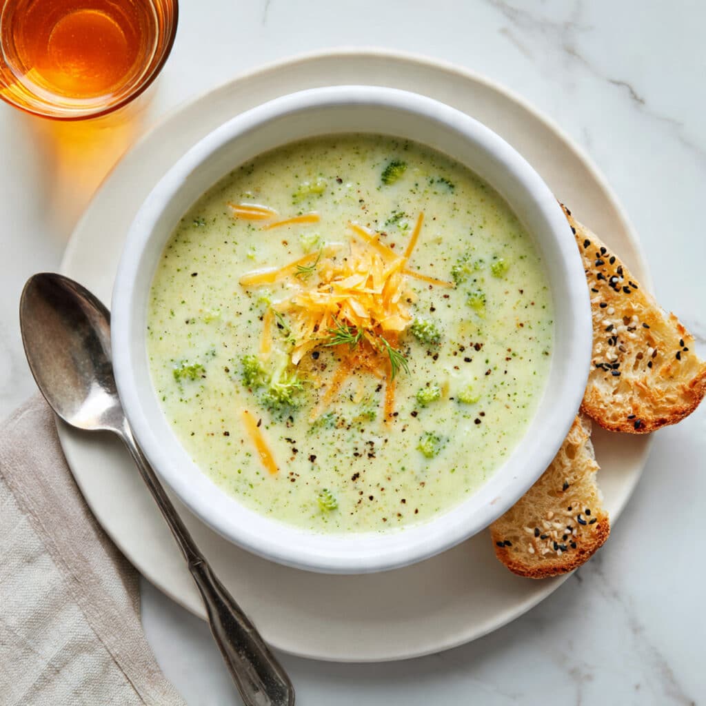 Easy Broccoli Cheddar Soup Recipe