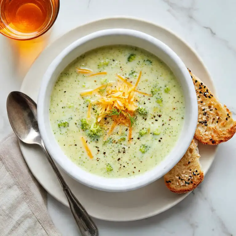 Easy Broccoli Cheddar Soup Recipe