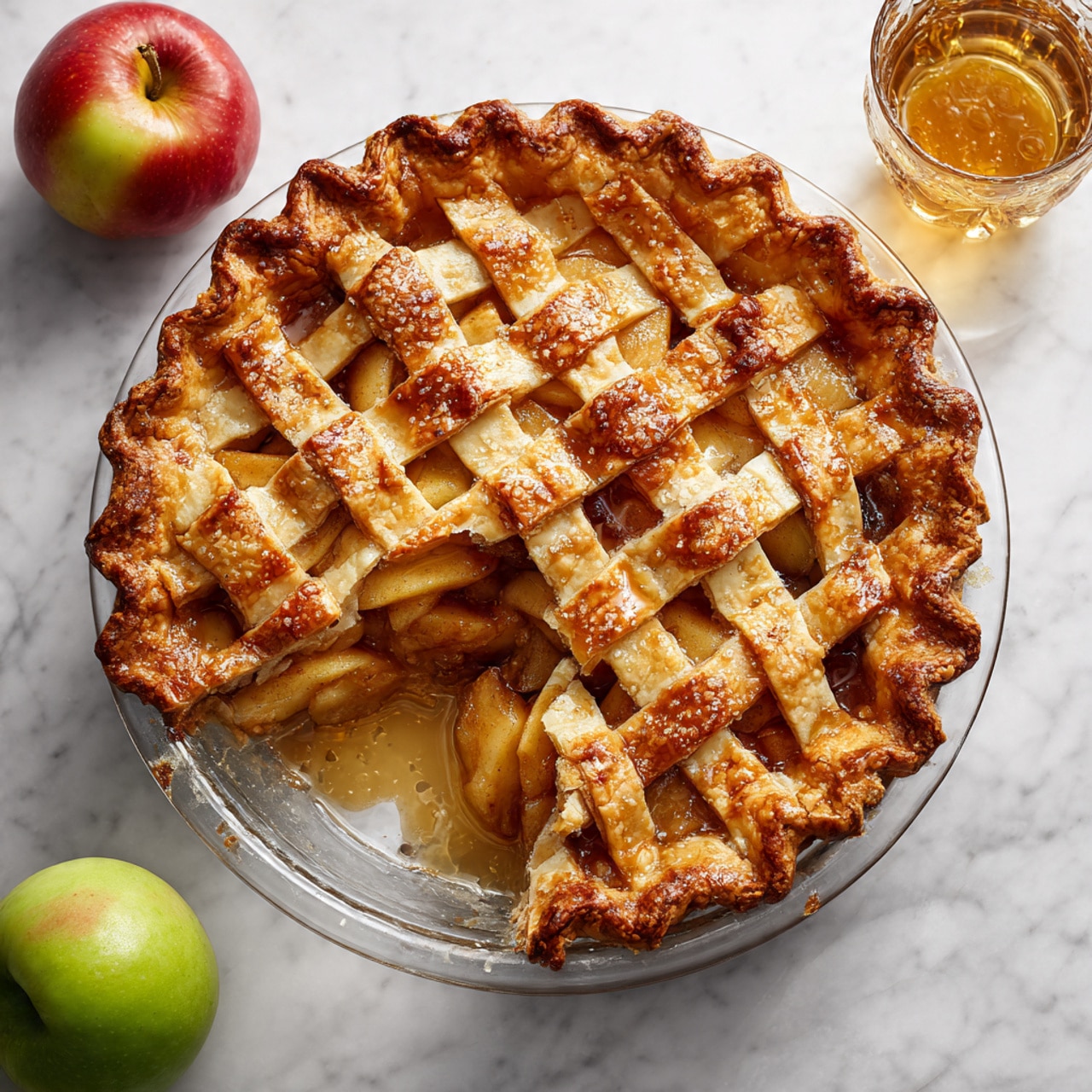 Salted Caramel Apple Pie Recipe - Recipe Image