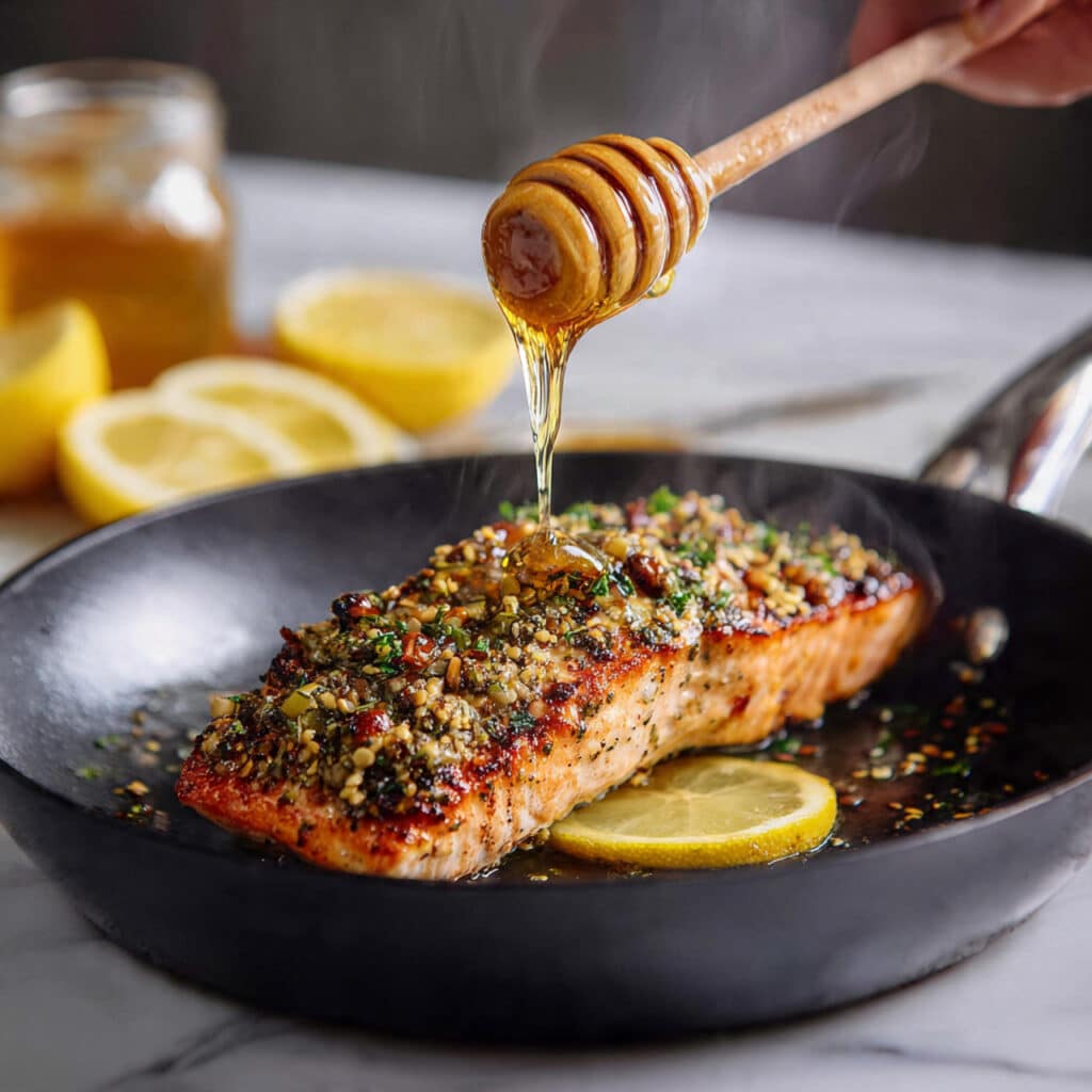 Gordon Ramsay Honey-Garlic Glaze for Salmon Recipe