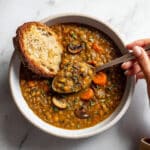Mushroom Barley Soup Recipe