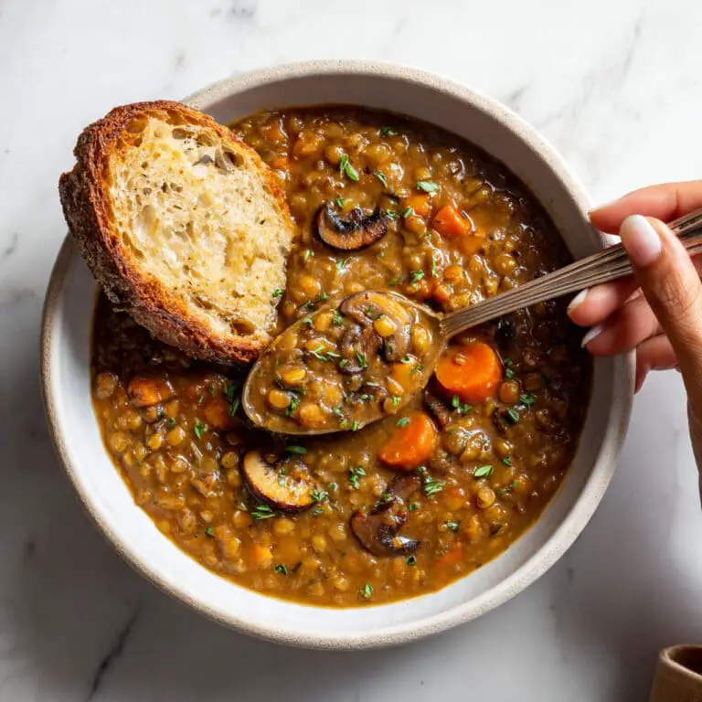 Mushroom Barley Soup Recipe