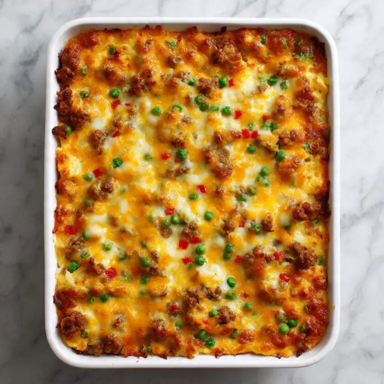 Cheesy Hashbrown & Egg Breakfast Casserole Recipe