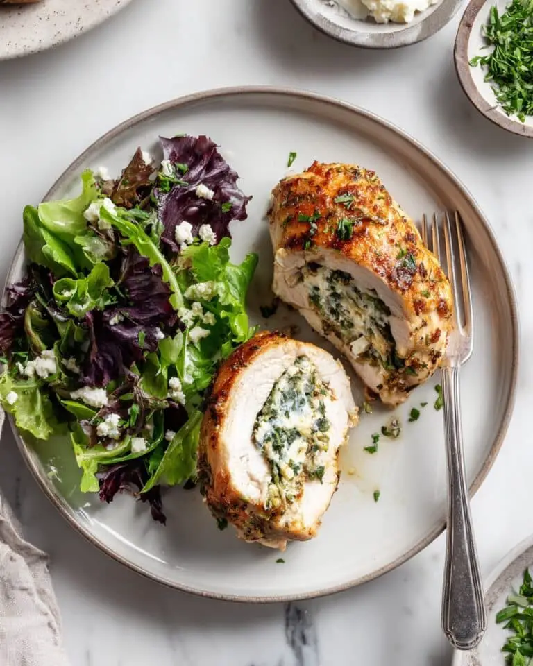 Spinach and Feta Stuffed Chicken Recipe