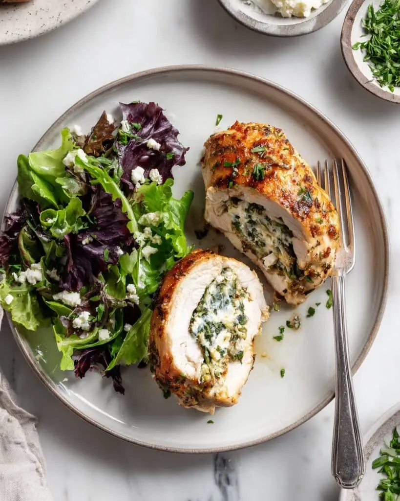 Spinach and Feta Stuffed Chicken Recipe