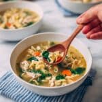 Easy Lemon Chicken Orzo Soup Recipe